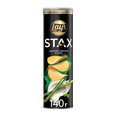 Չիպս «Lay's Stax» Թթվասեր և սոխ 140 գր