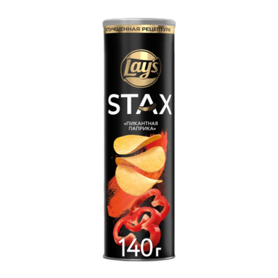 Չիպս «Lay's Stax» Պապրիկա 140 գր