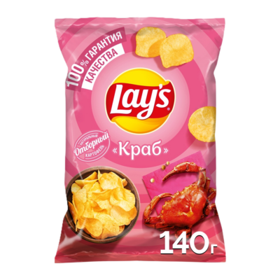 Չիպս «Lay's» Ծովախեցգետին 140գ