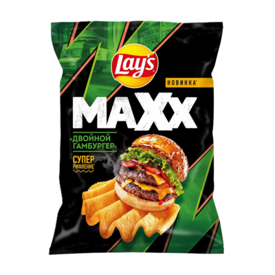 Չիպս «Lay's Maxx» կրկնակի բուրգեր 100 գր