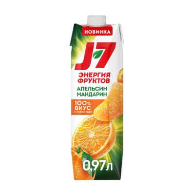 Հյութ «J7» նարինջ մանդարին 0.95 լ