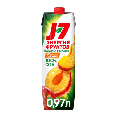 Հյութ «J7» դեղձ 0.95 լ