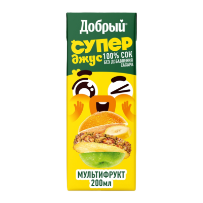 Հյութ «Դոբրիյ» բազմամրգային 0,2 լ