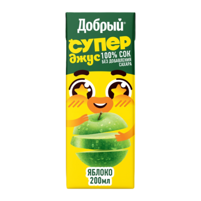 Հյութ «Դոբրիյ» խնձոր 0,2 լ